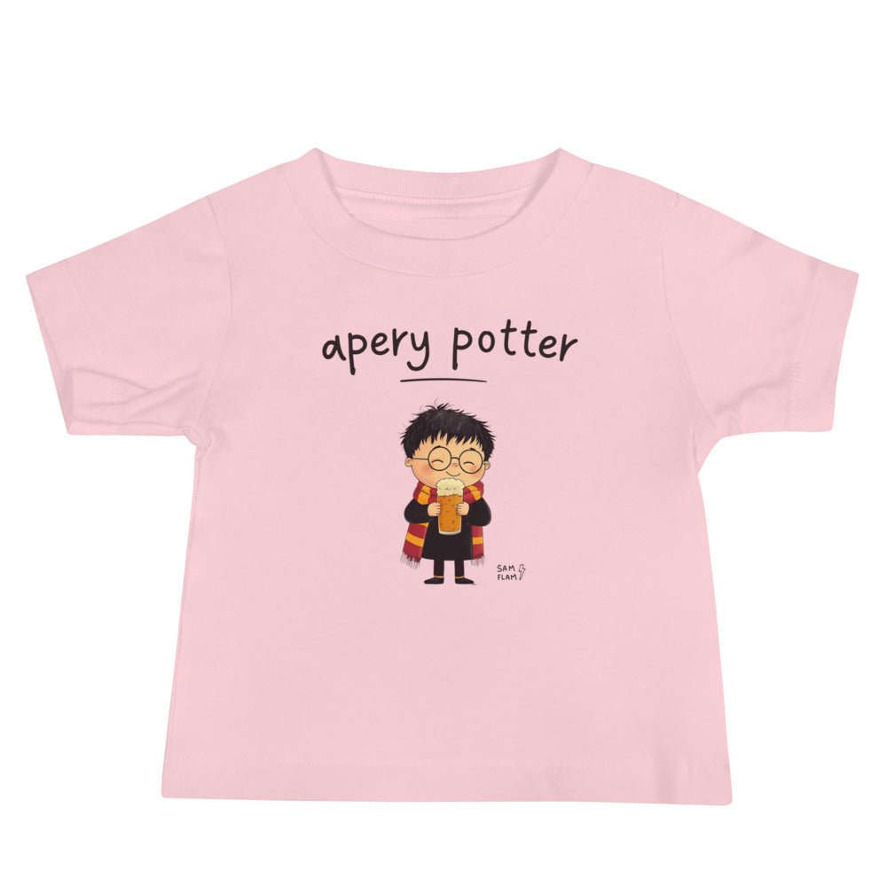 Baby Jersey Short Sleeve Tee "Apery potter" - Sam Flam