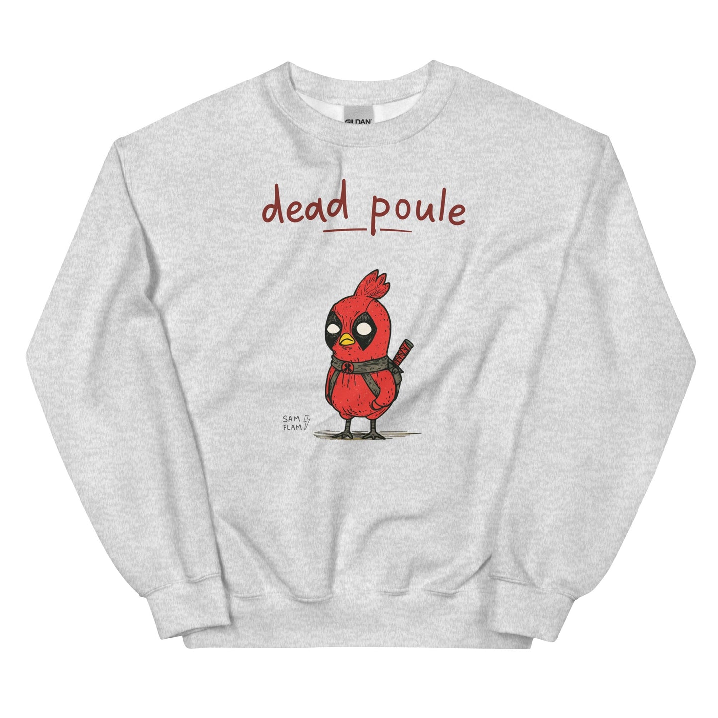 Unisex Sweatshirt "Dead poule" - Sam Flam