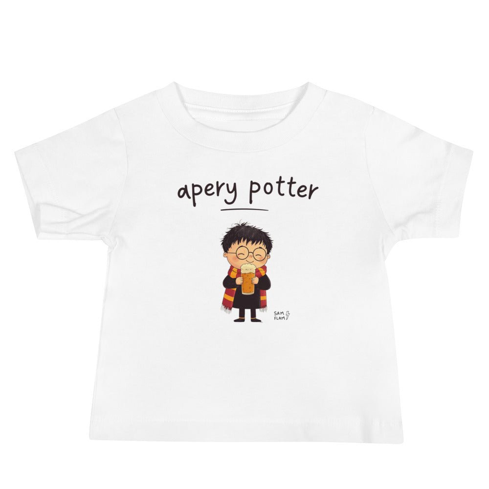 Baby Jersey Short Sleeve Tee "Apery potter" - Sam Flam