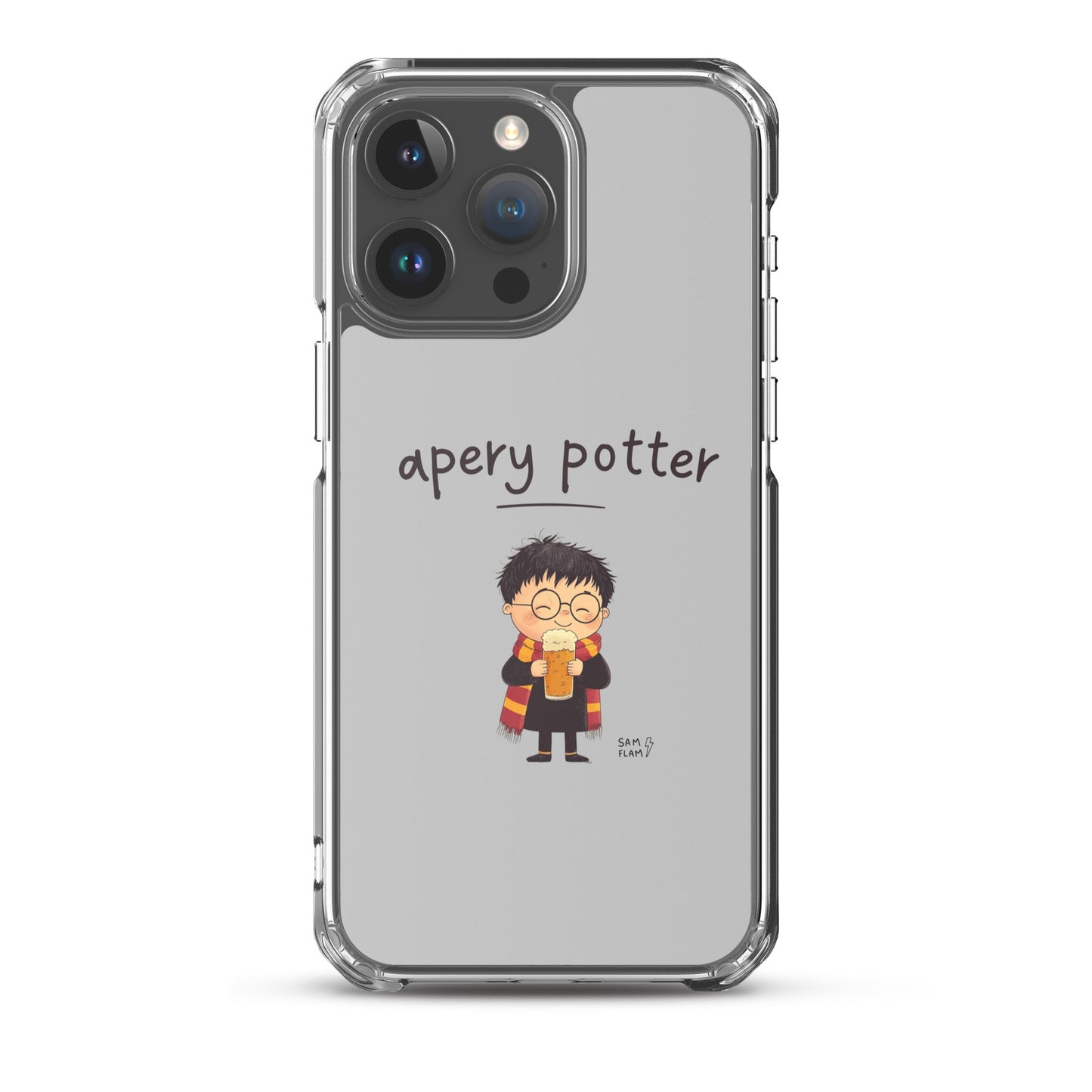 Clear Case for iPhone® "Apery potter" - Sam Flam