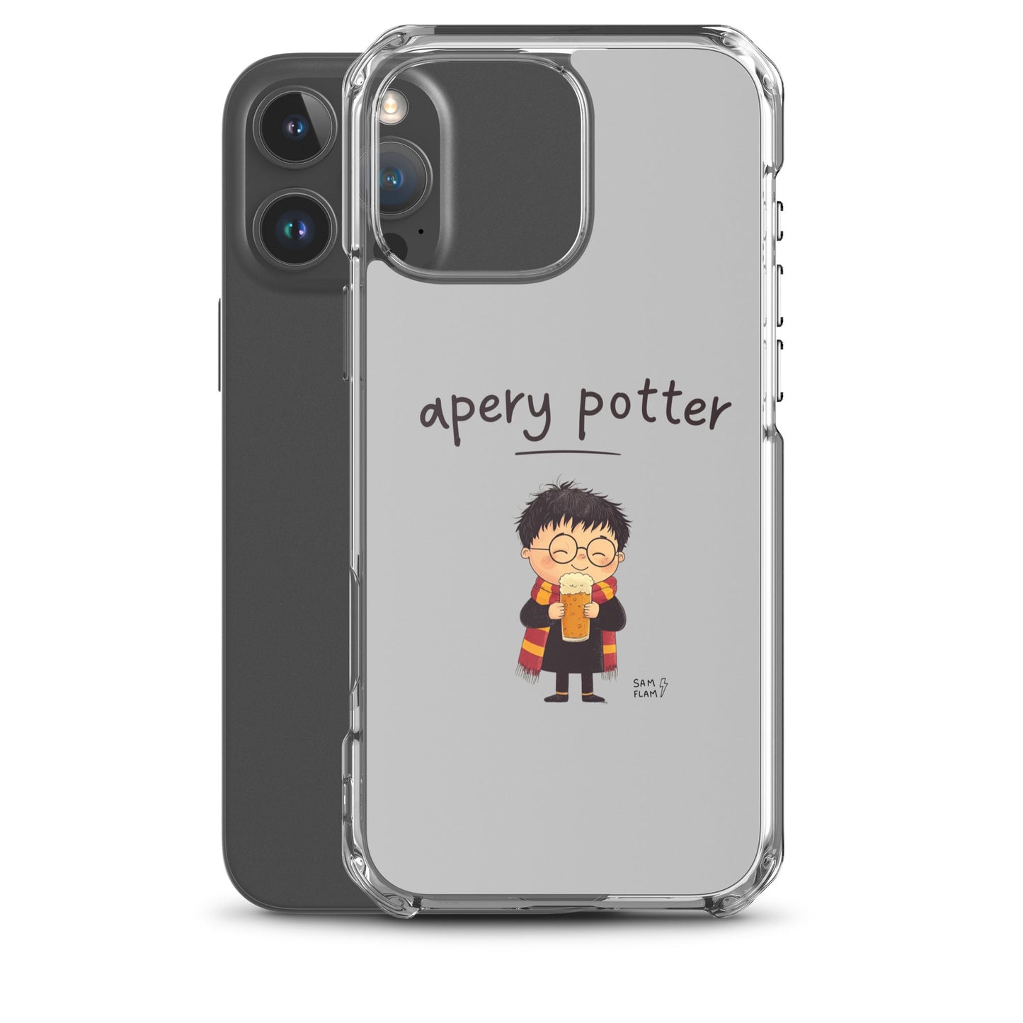 Clear Case for iPhone® "Apery potter" - Sam Flam