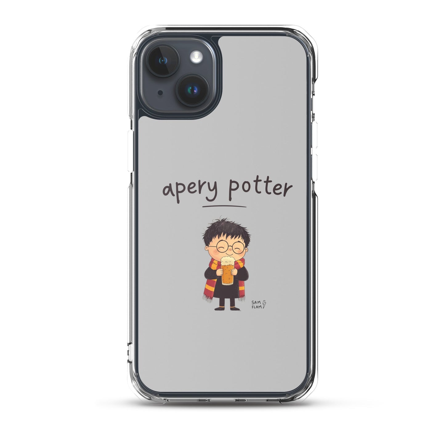 Clear Case for iPhone® "Apery potter" - Sam Flam