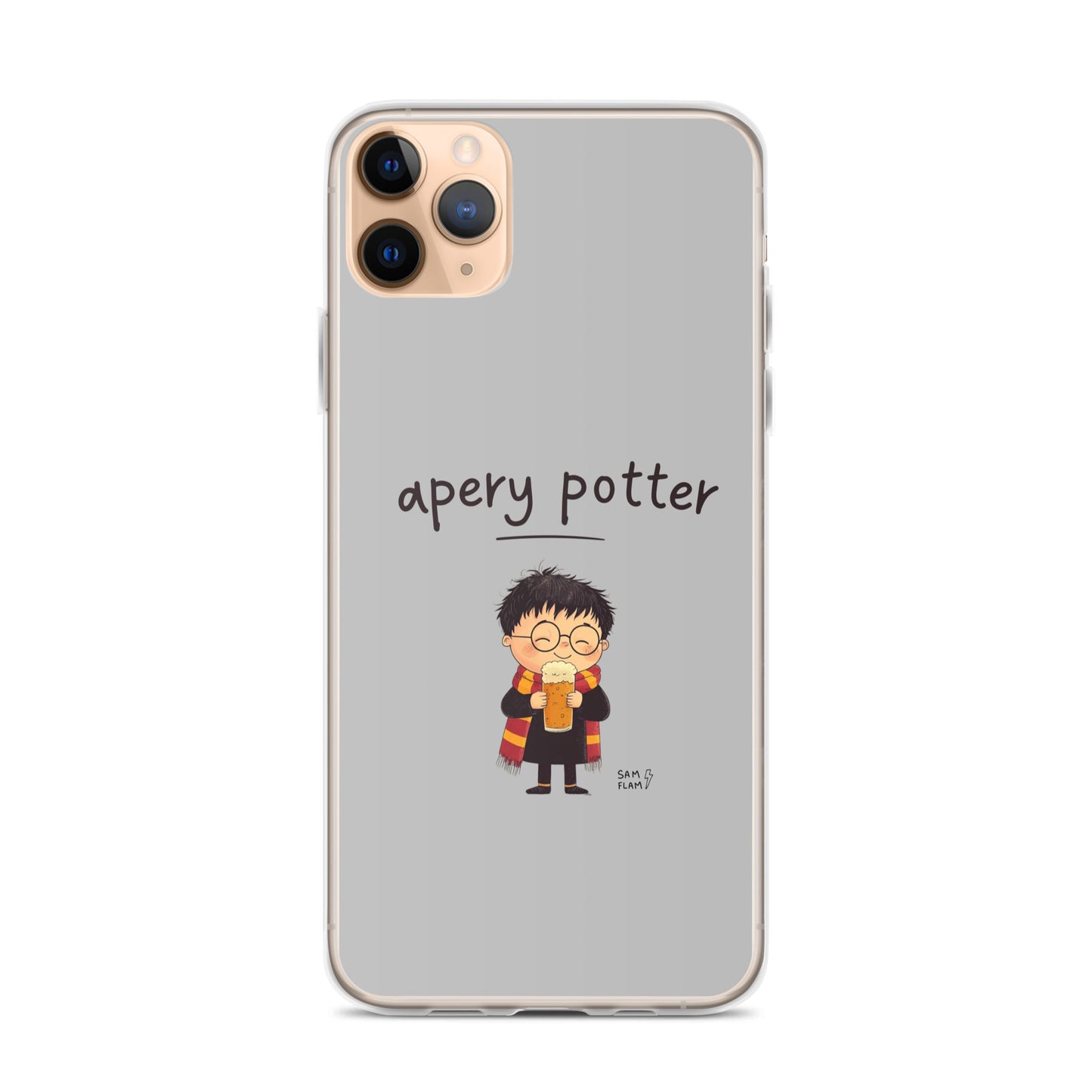 Clear Case for iPhone® "Apery potter" - Sam Flam