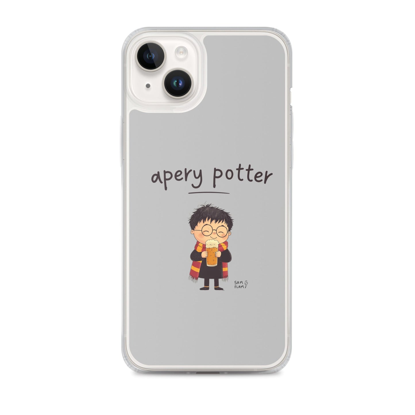Clear Case for iPhone® "Apery potter" - Sam Flam