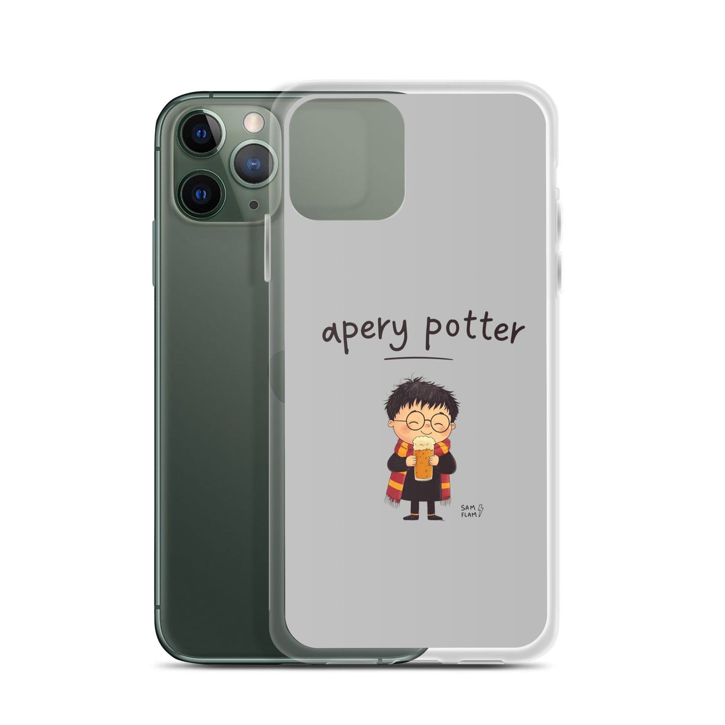 Clear Case for iPhone® "Apery potter" - Sam Flam
