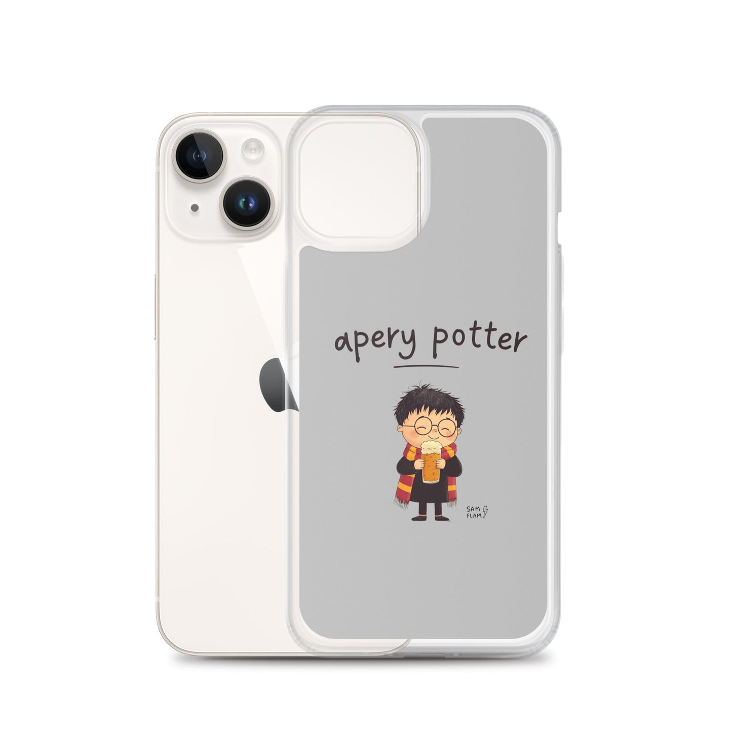 Clear Case for iPhone® "Apery potter" - Sam Flam