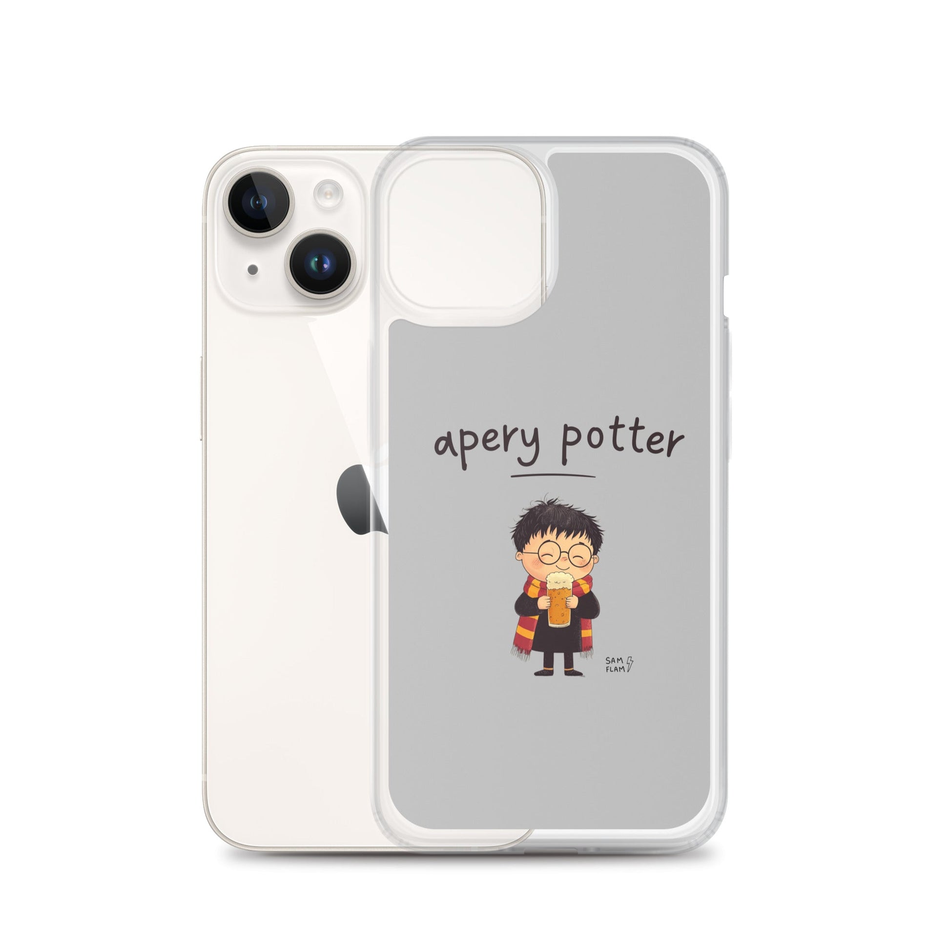 Clear Case for iPhone® "Apery potter" - Sam Flam