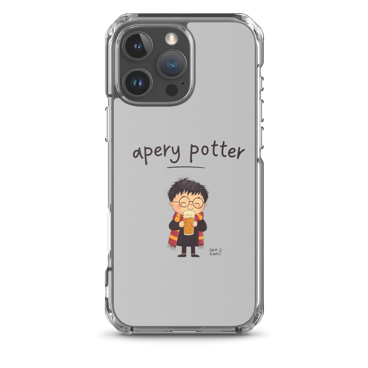 Clear Case for iPhone® "Apery potter" - Sam Flam