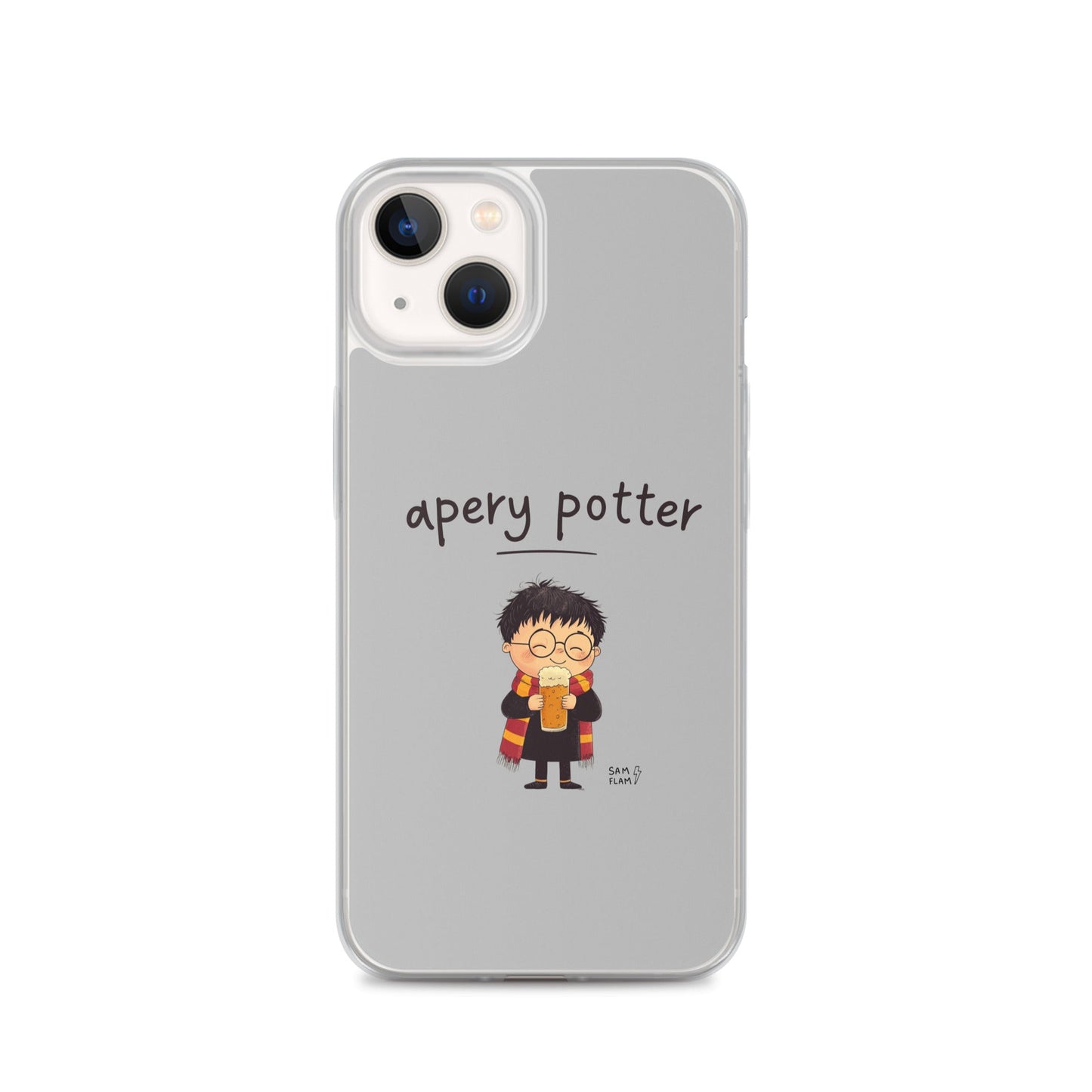 Clear Case for iPhone® "Apery potter" - Sam Flam