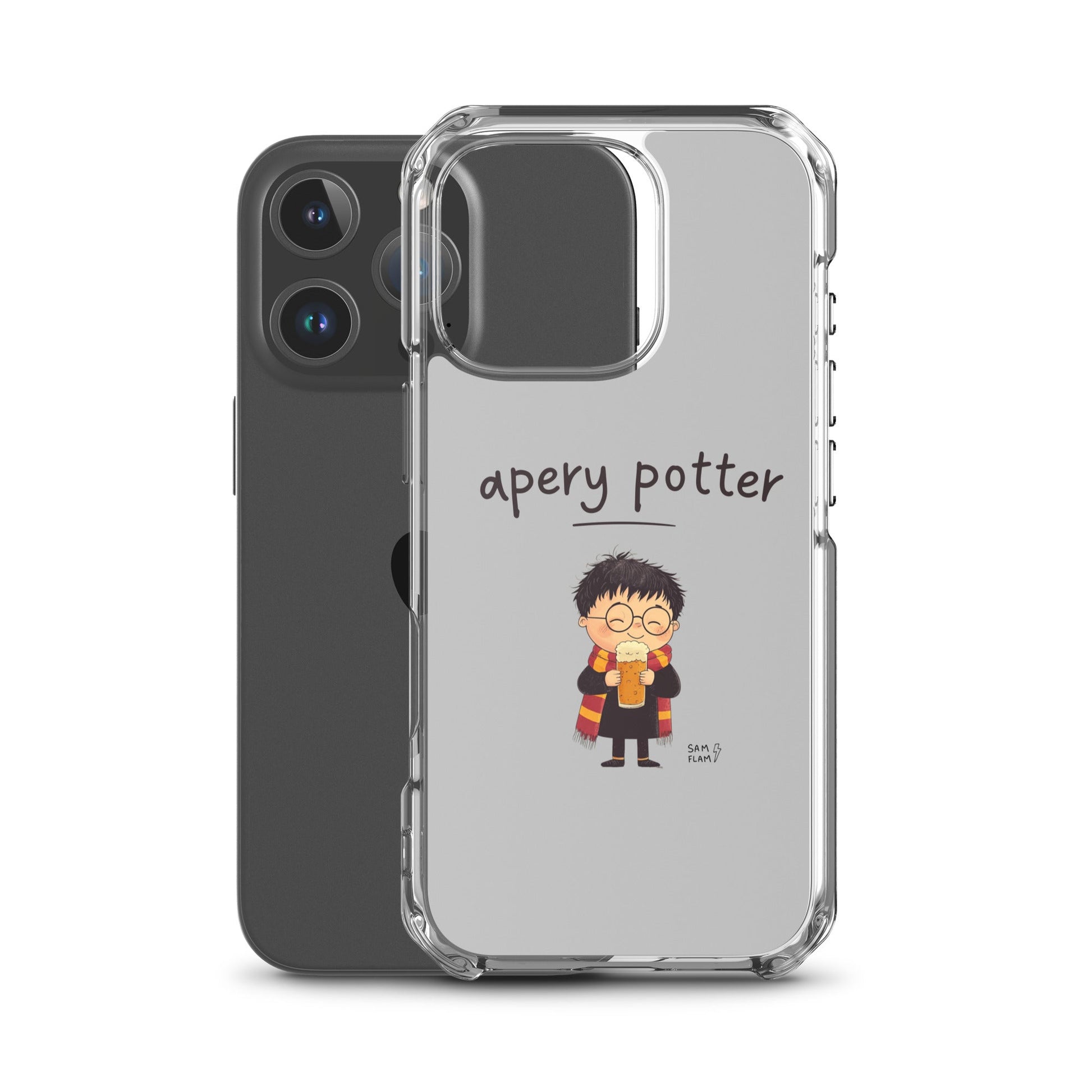 Clear Case for iPhone® "Apery potter" - Sam Flam