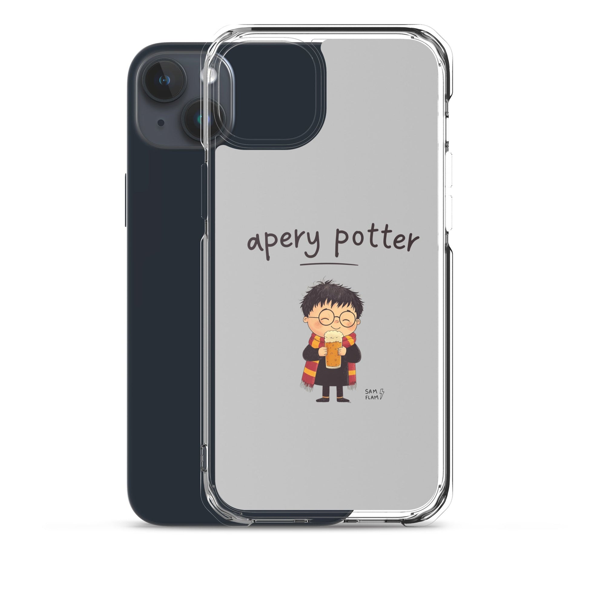 Clear Case for iPhone® "Apery potter" - Sam Flam