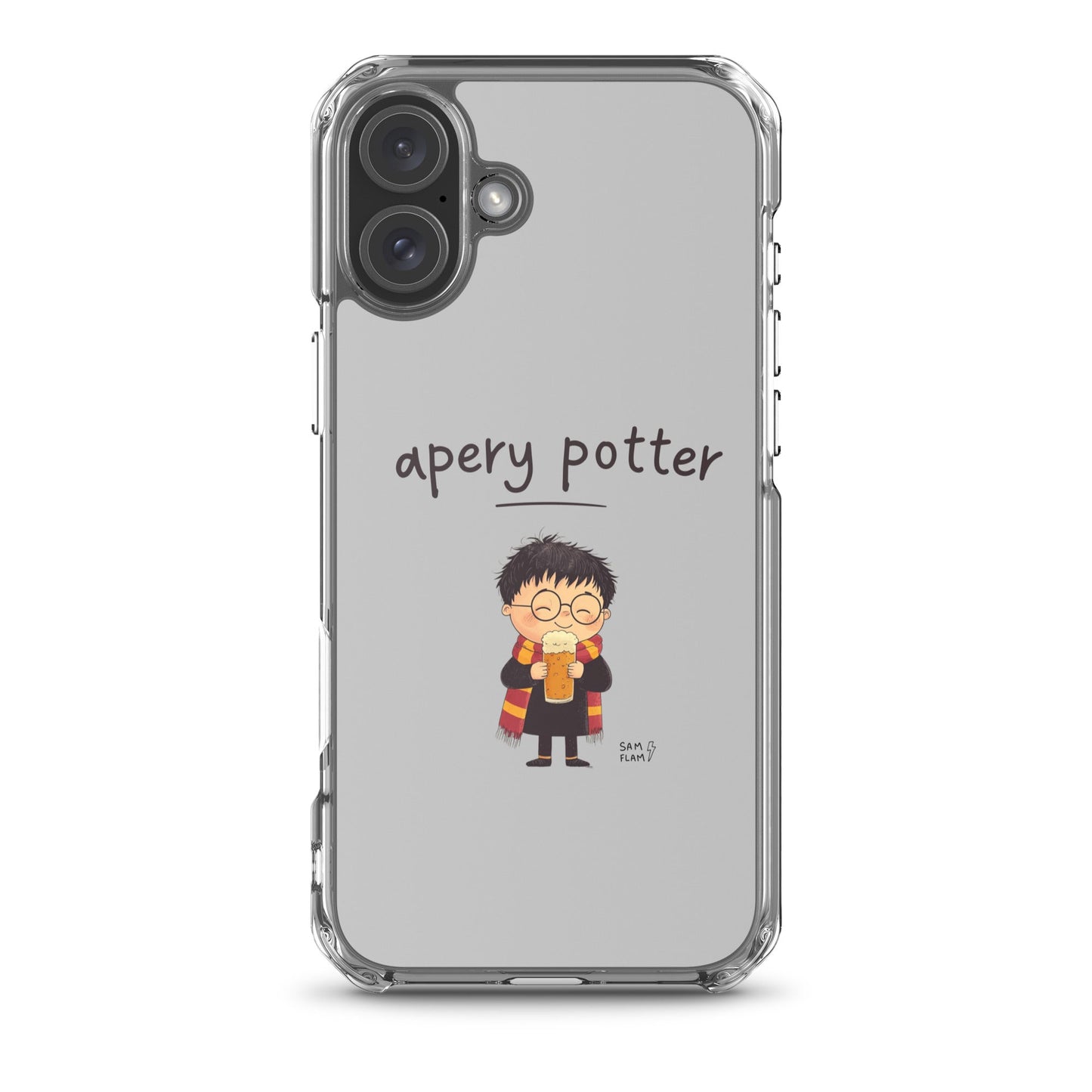 Clear Case for iPhone® "Apery potter" - Sam Flam
