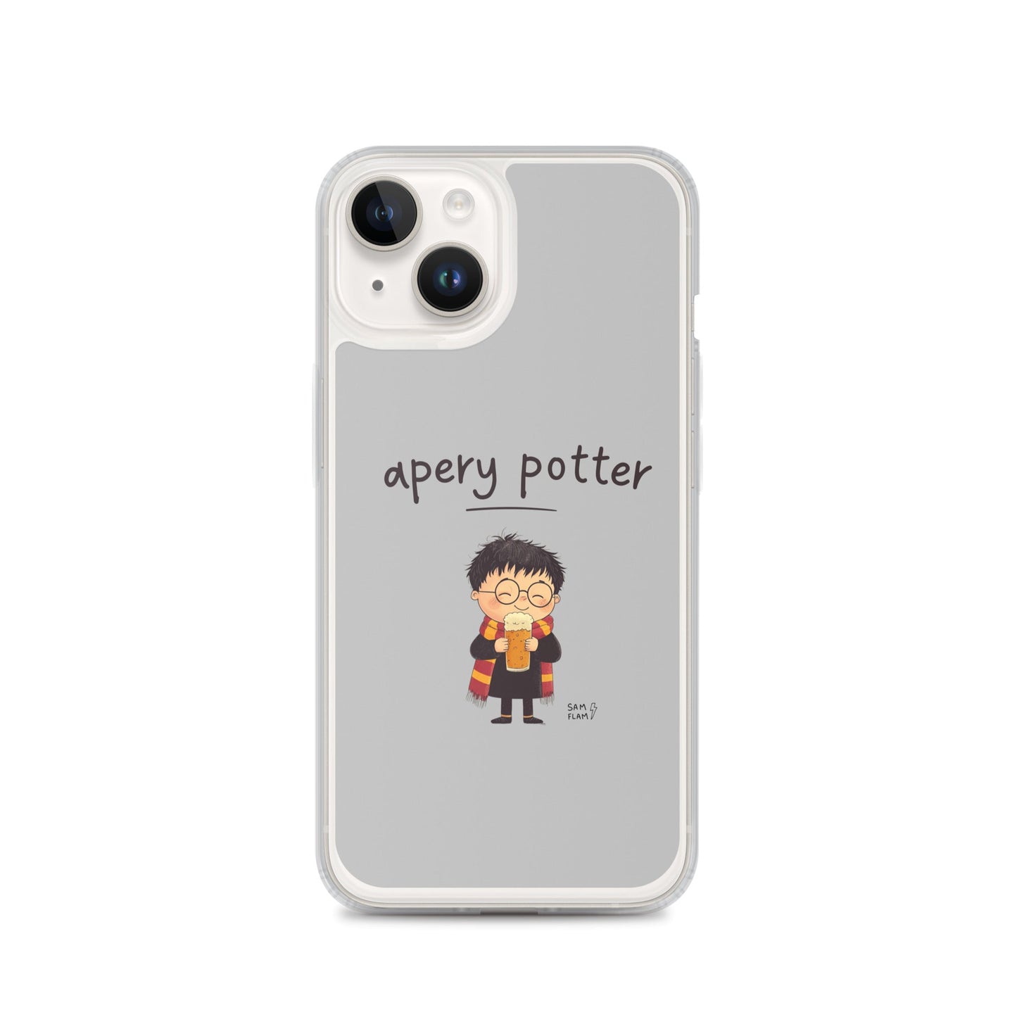 Clear Case for iPhone® "Apery potter" - Sam Flam