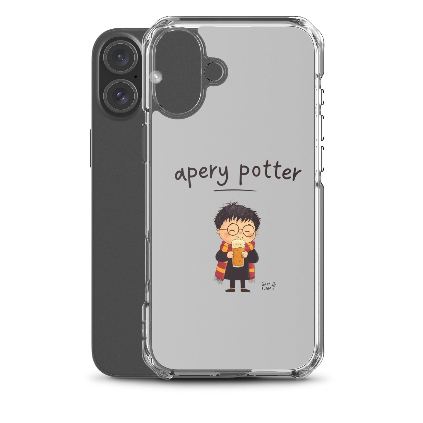 Clear Case for iPhone® "Apery potter" - Sam Flam