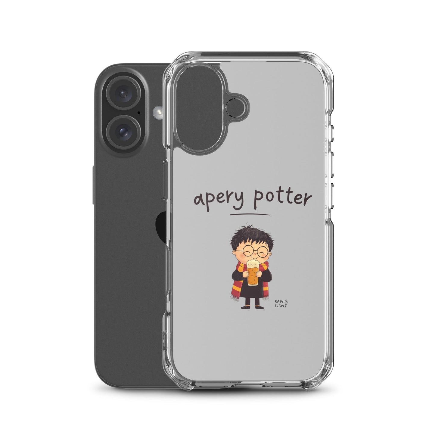 Clear Case for iPhone® "Apery potter" - Sam Flam