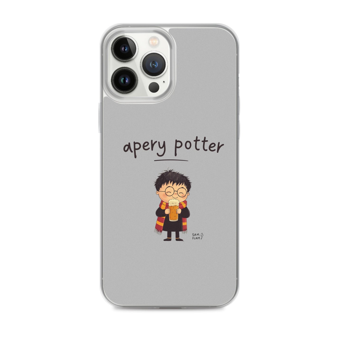 Clear Case for iPhone® "Apery potter" - Sam Flam