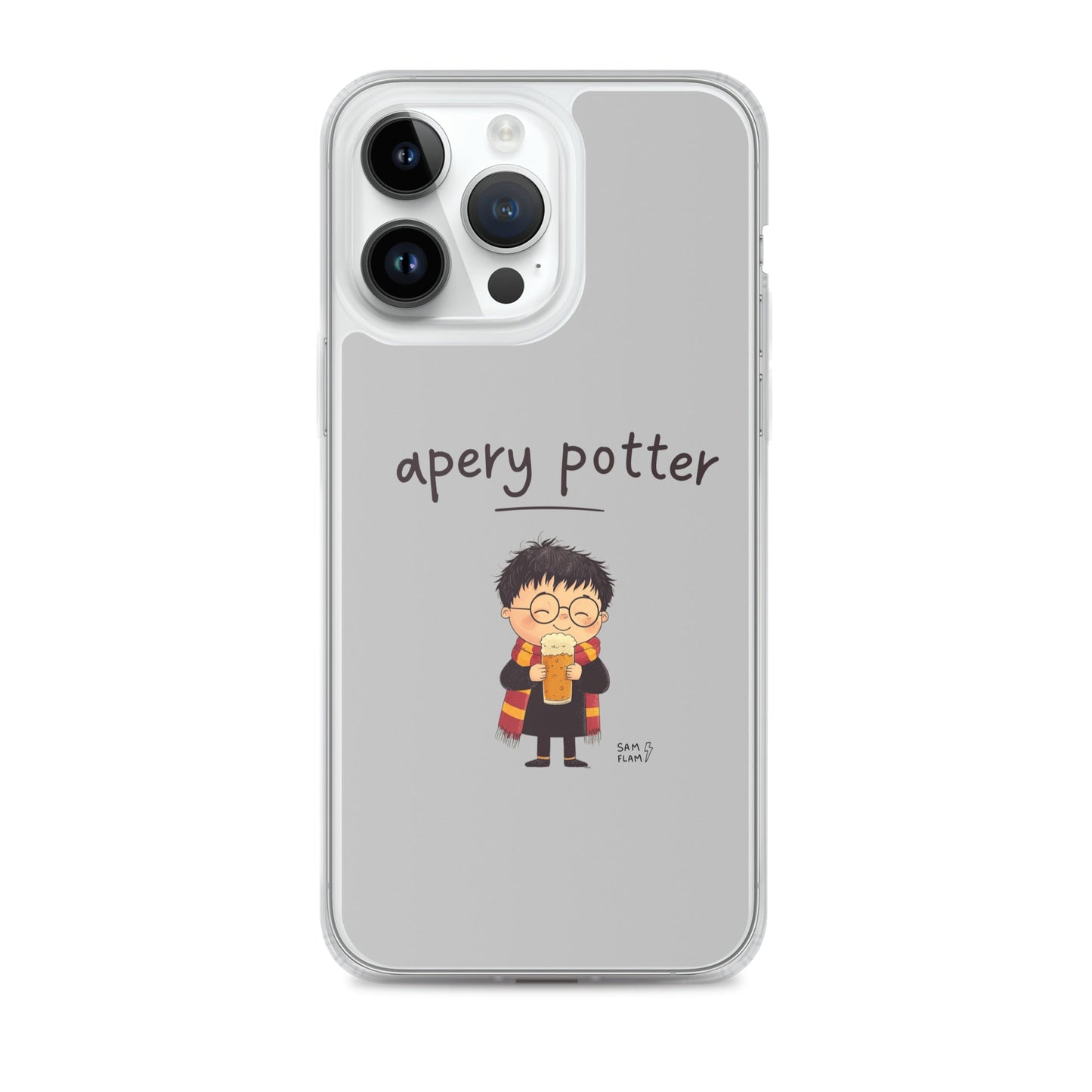 Clear Case for iPhone® "Apery potter" - Sam Flam