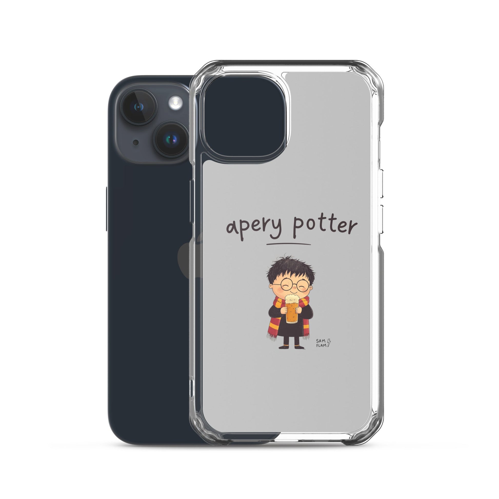 Clear Case for iPhone® "Apery potter" - Sam Flam