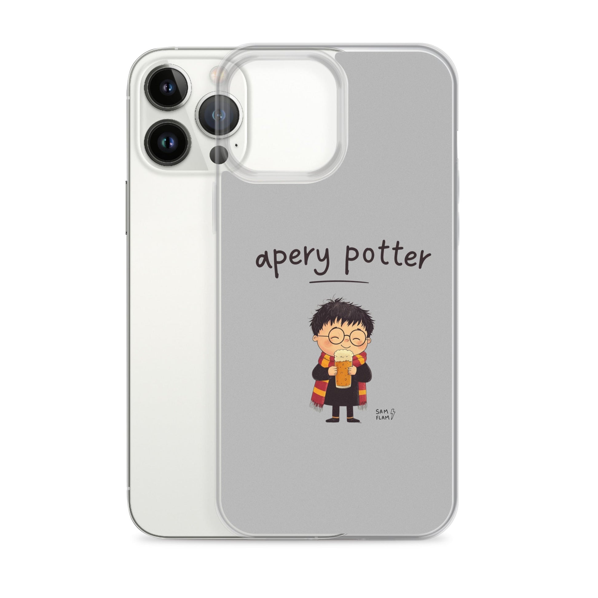 Clear Case for iPhone® "Apery potter" - Sam Flam