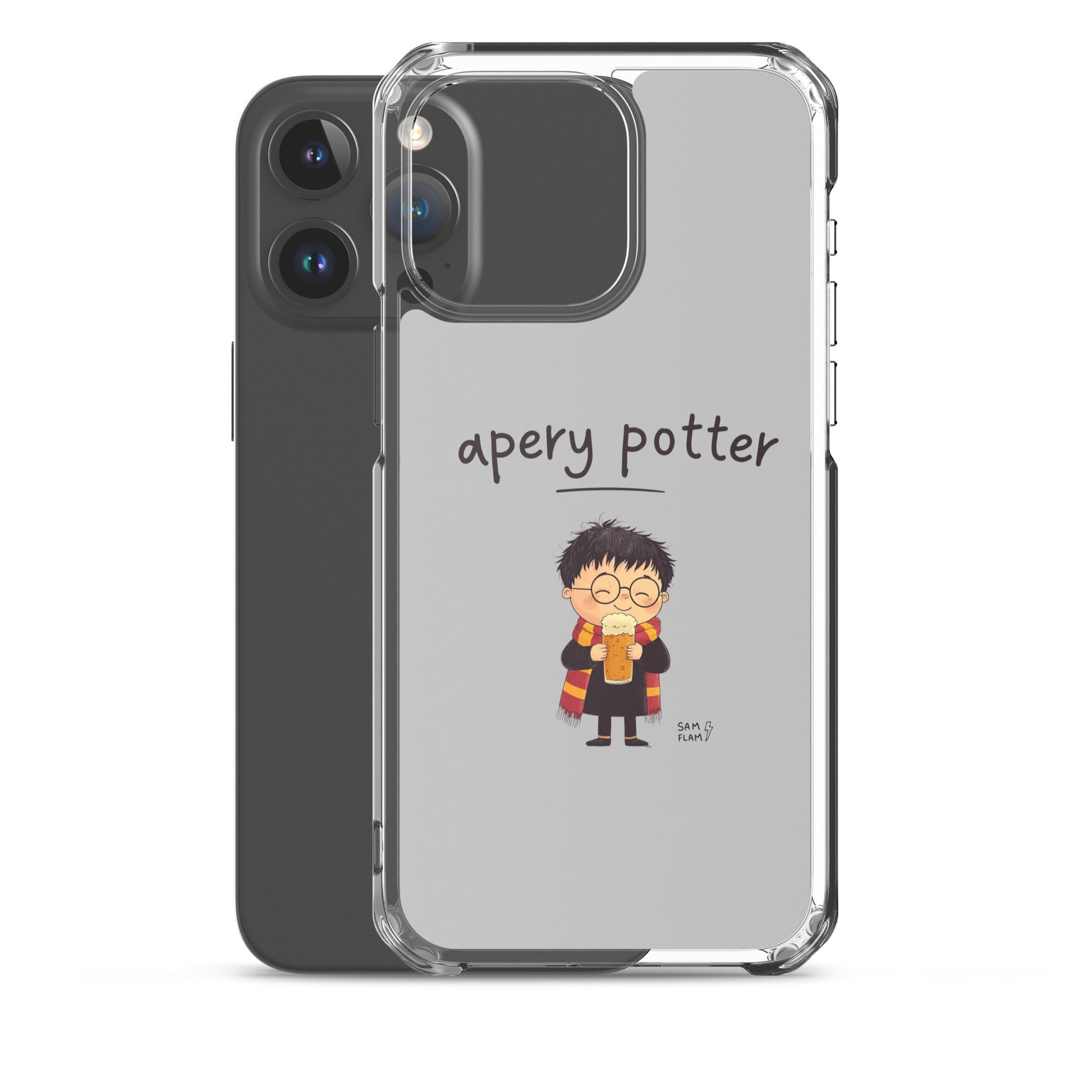 Clear Case for iPhone® "Apery potter" - Sam Flam