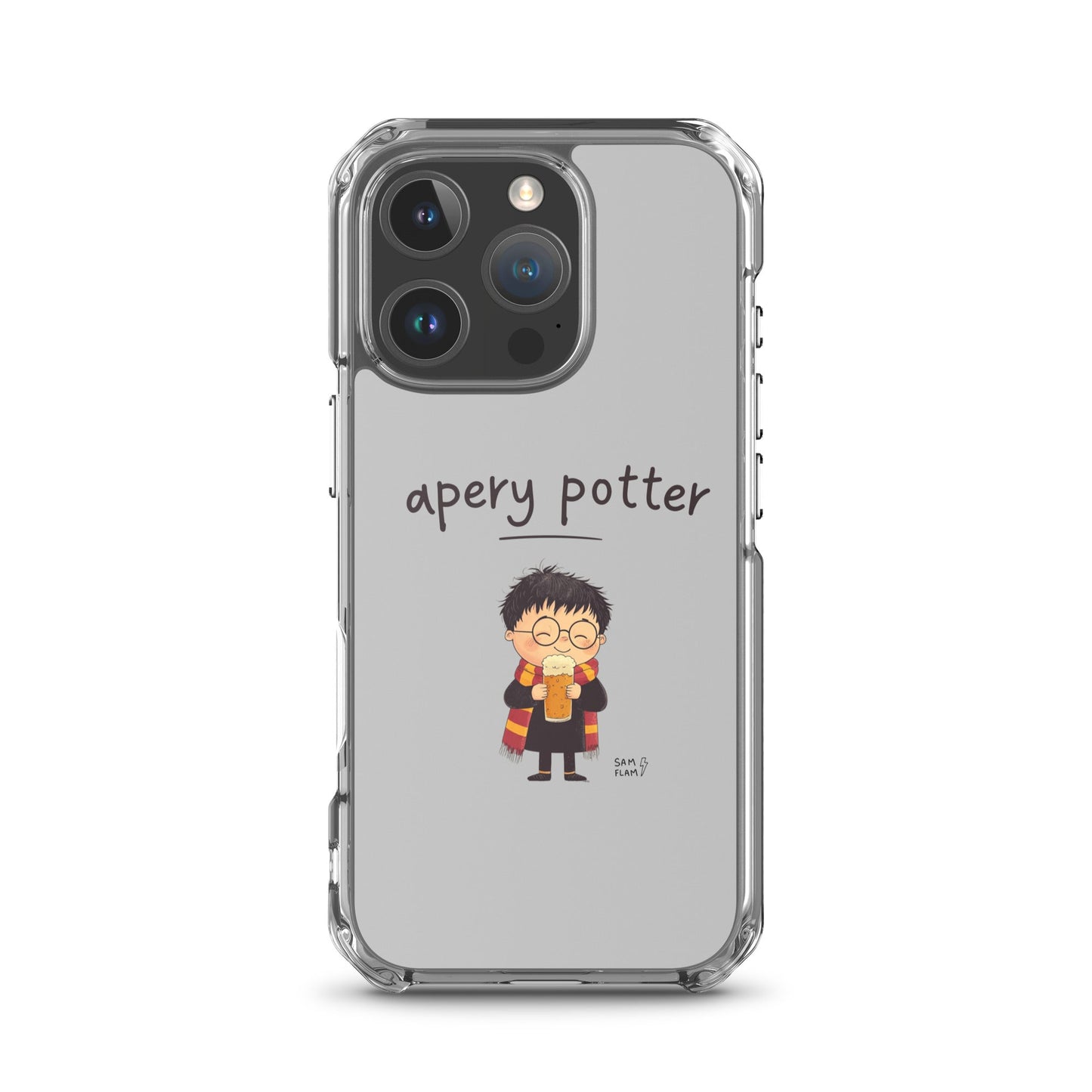 Clear Case for iPhone® "Apery potter" - Sam Flam
