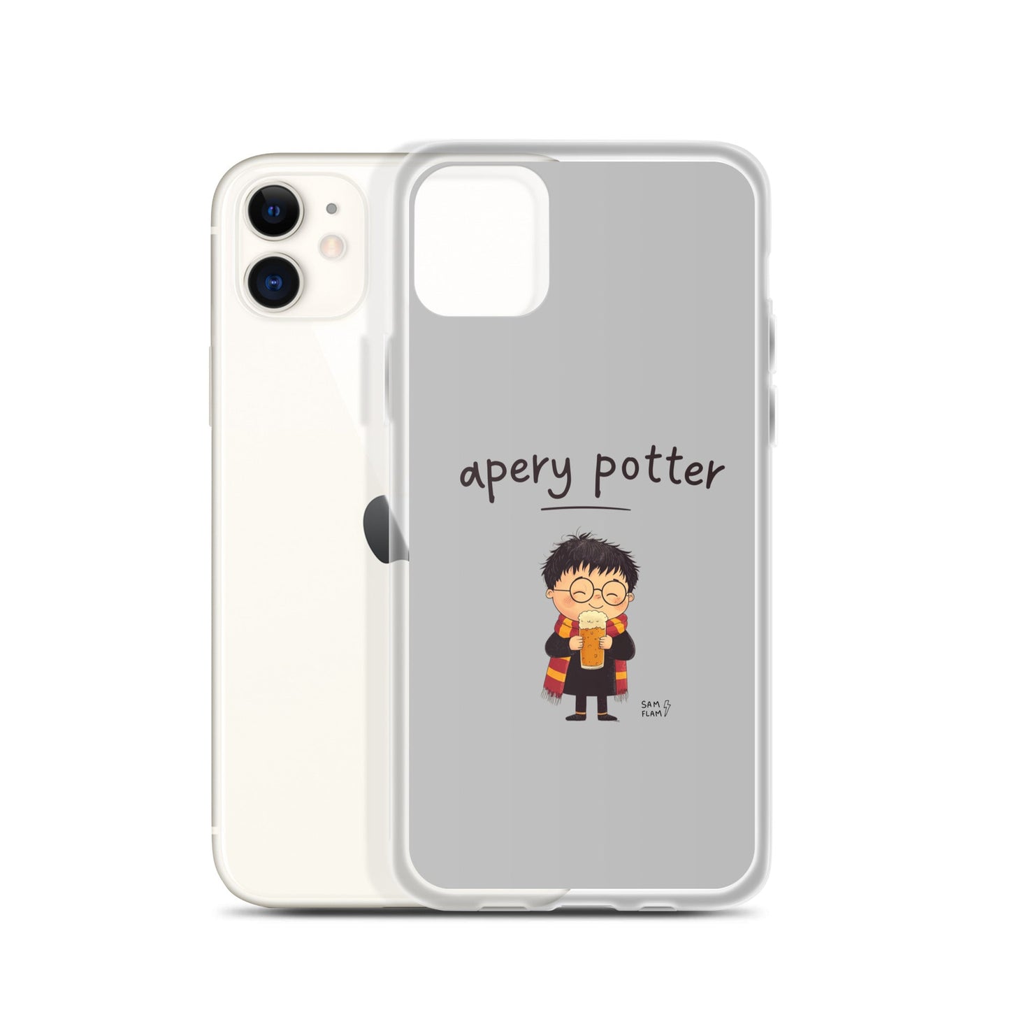 Clear Case for iPhone® "Apery potter" - Sam Flam