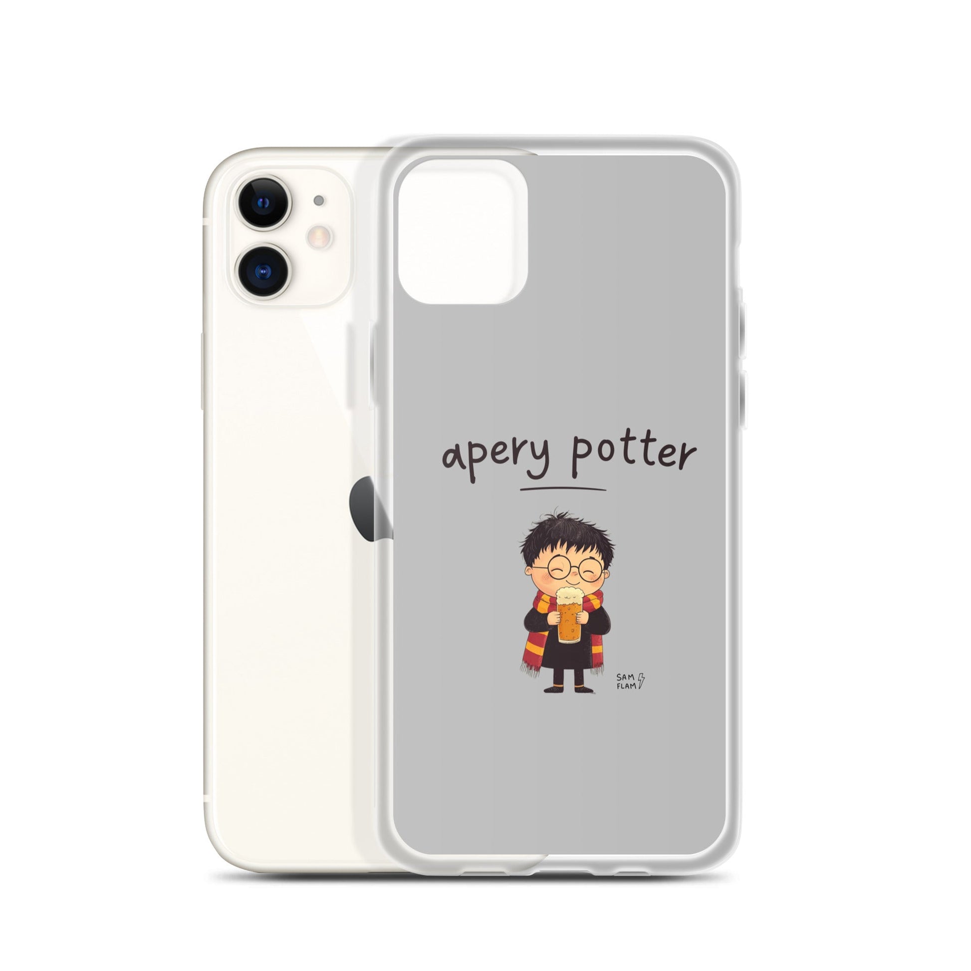 Clear Case for iPhone® "Apery potter" - Sam Flam