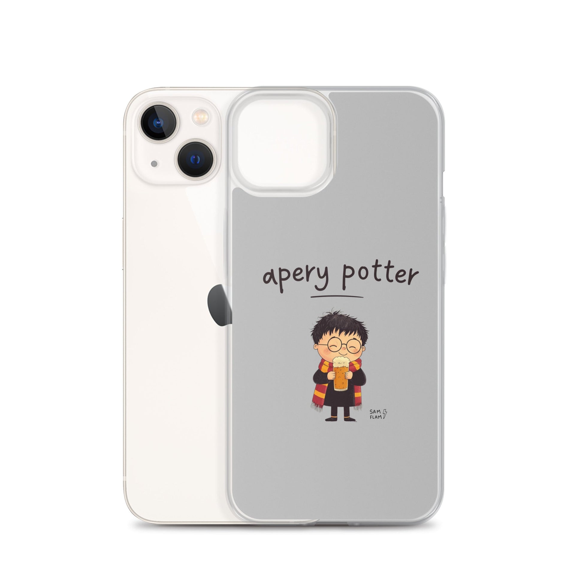 Clear Case for iPhone® "Apery potter" - Sam Flam