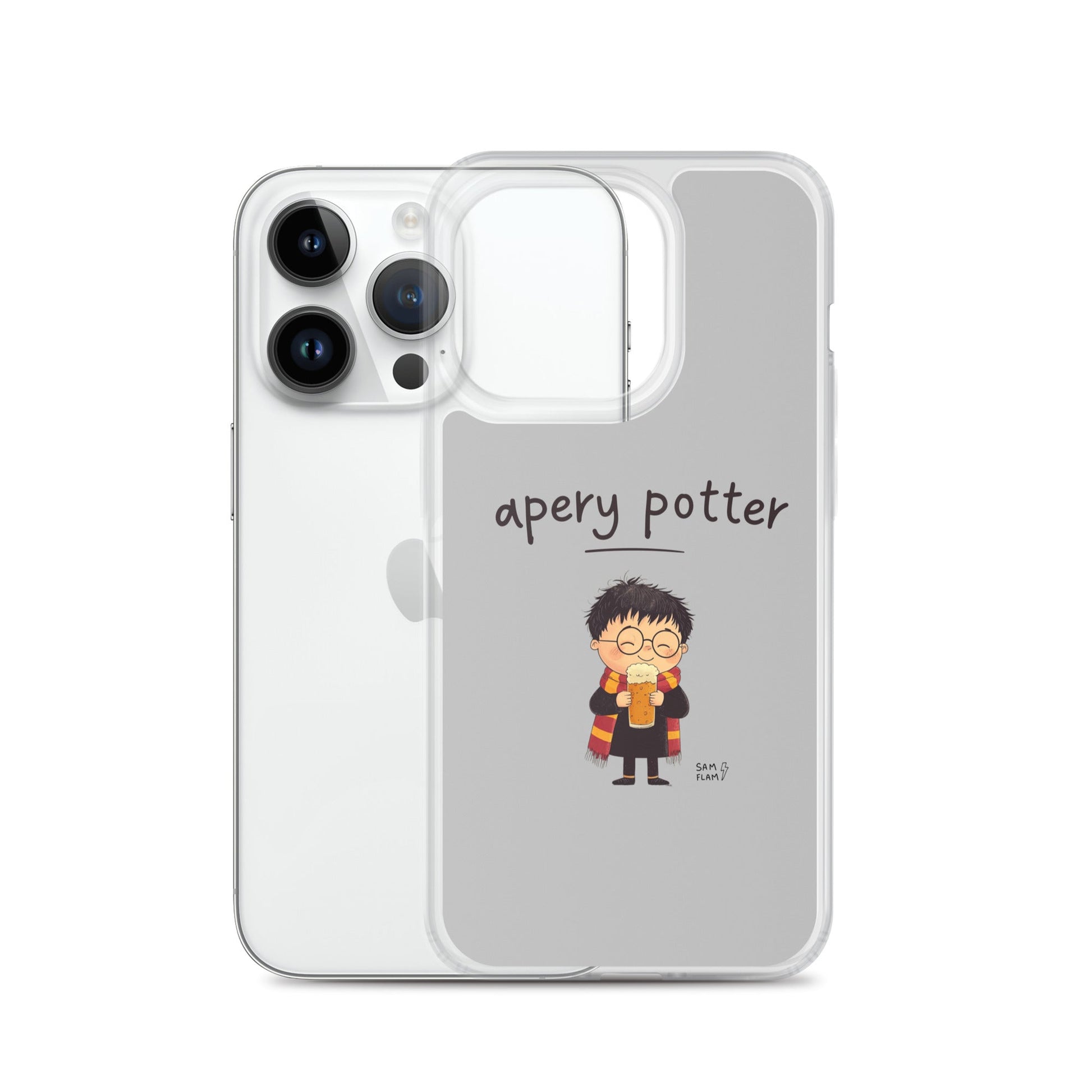 Clear Case for iPhone® "Apery potter" - Sam Flam