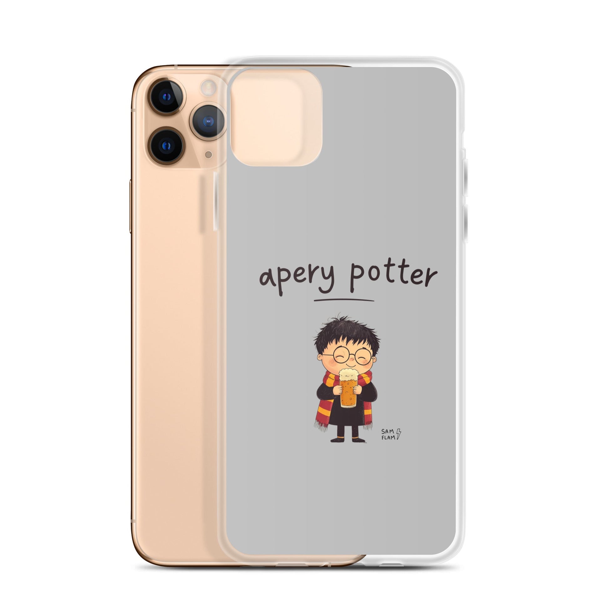 Clear Case for iPhone® "Apery potter" - Sam Flam