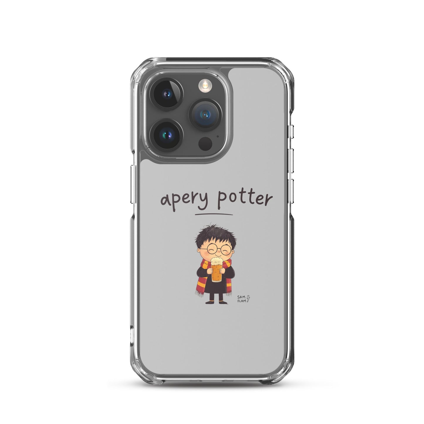 Clear Case for iPhone® "Apery potter" - Sam Flam
