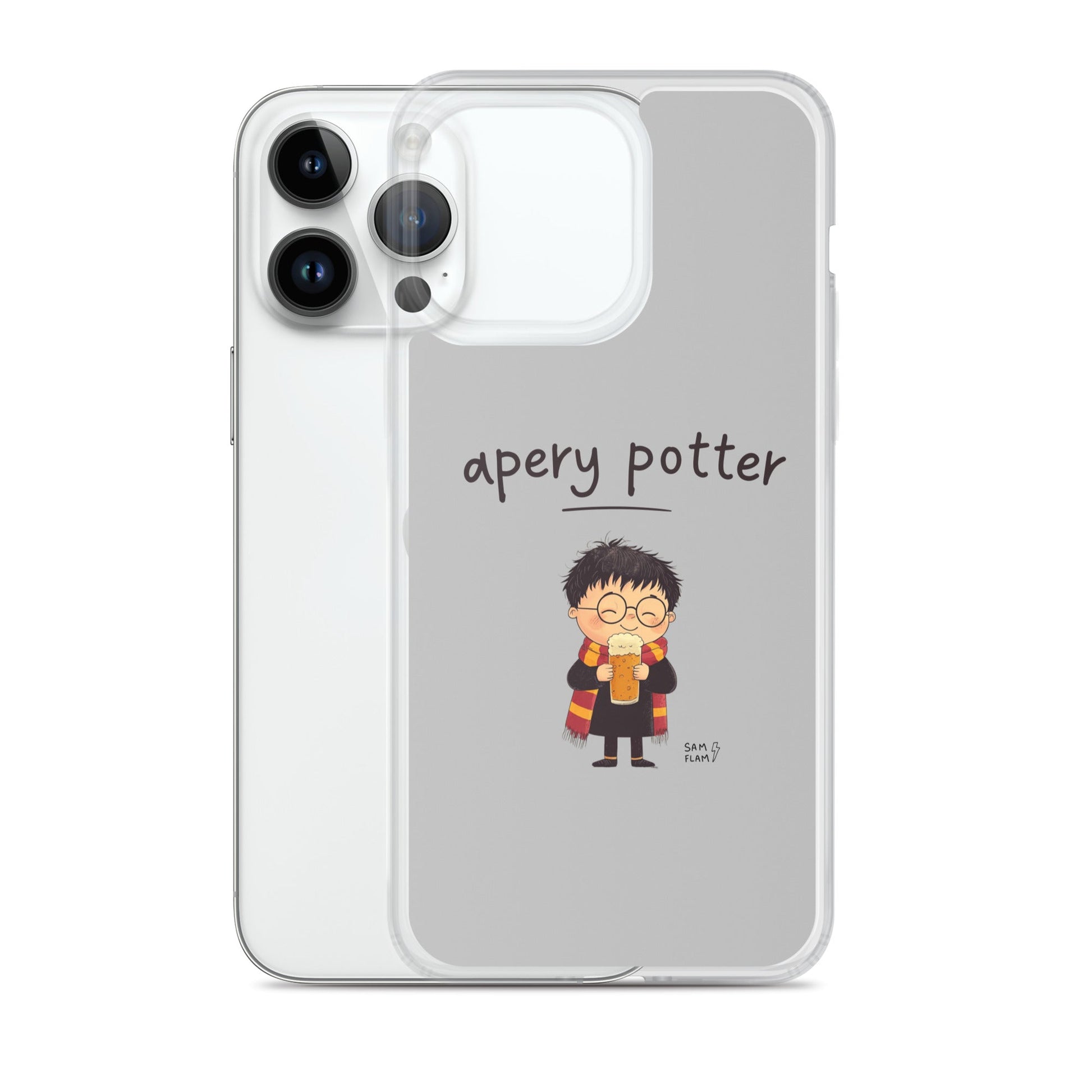 Clear Case for iPhone® "Apery potter" - Sam Flam