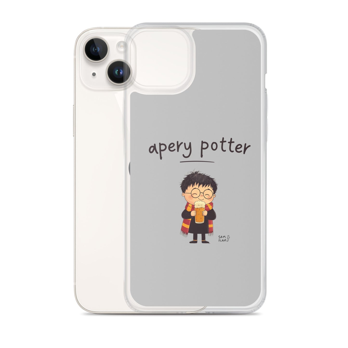 Clear Case for iPhone® "Apery potter" - Sam Flam
