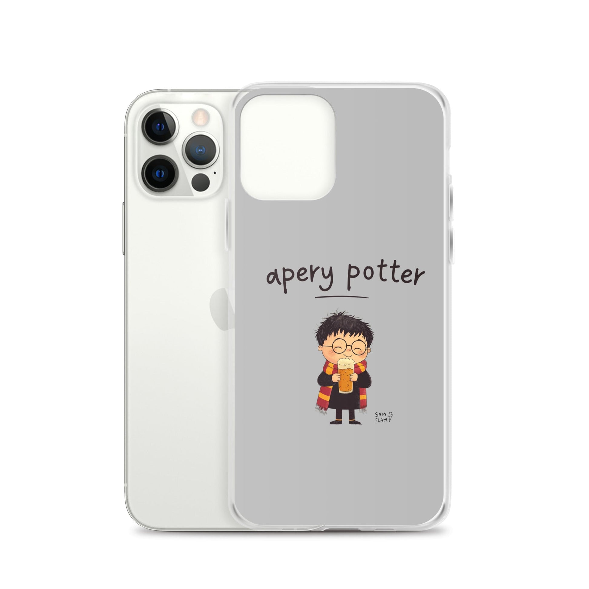 Clear Case for iPhone® "Apery potter" - Sam Flam