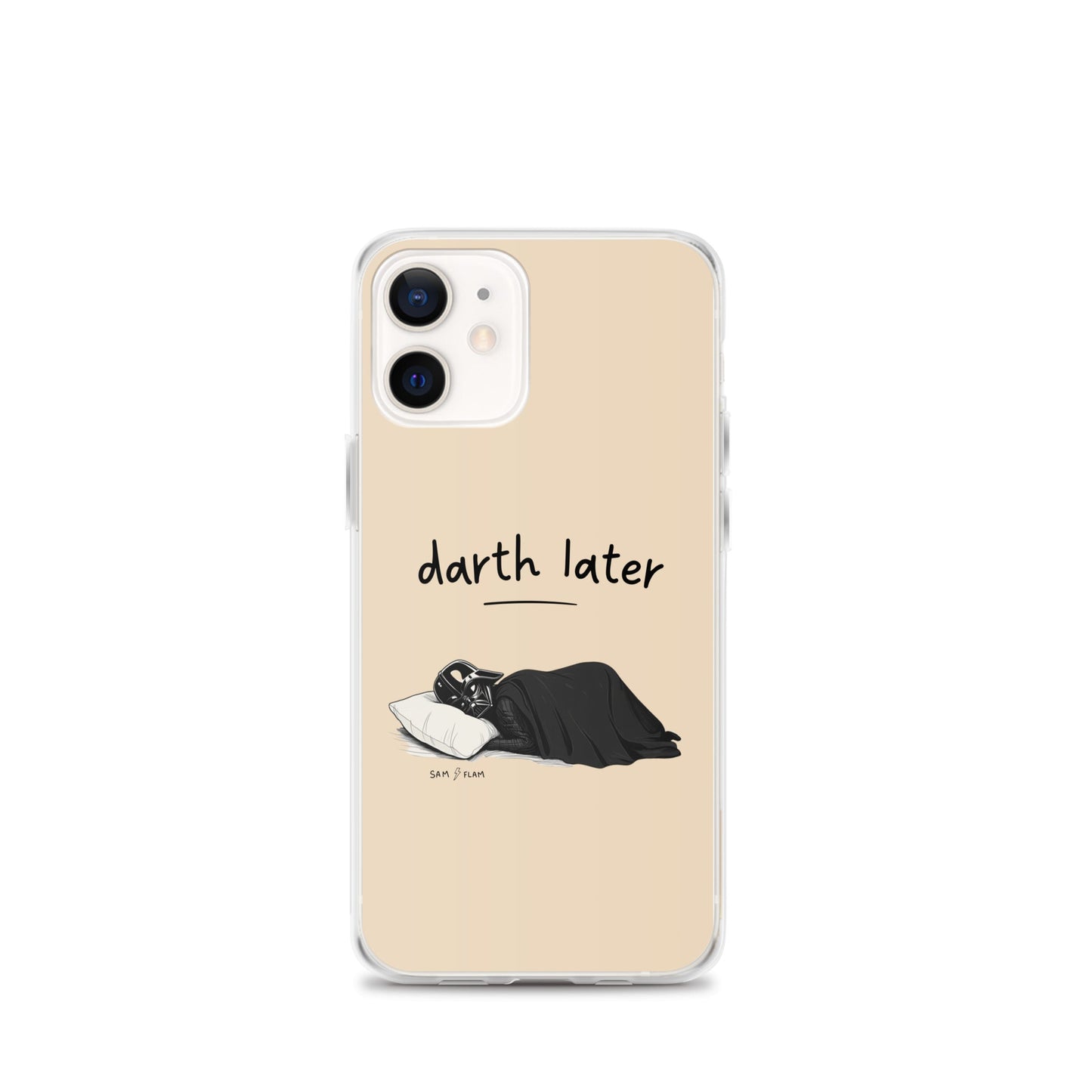 Clear Case for iPhone® "Darth later" - Sam Flam