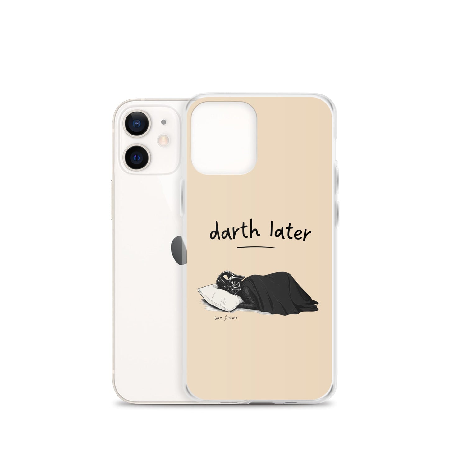 Clear Case for iPhone® "Darth later" - Sam Flam
