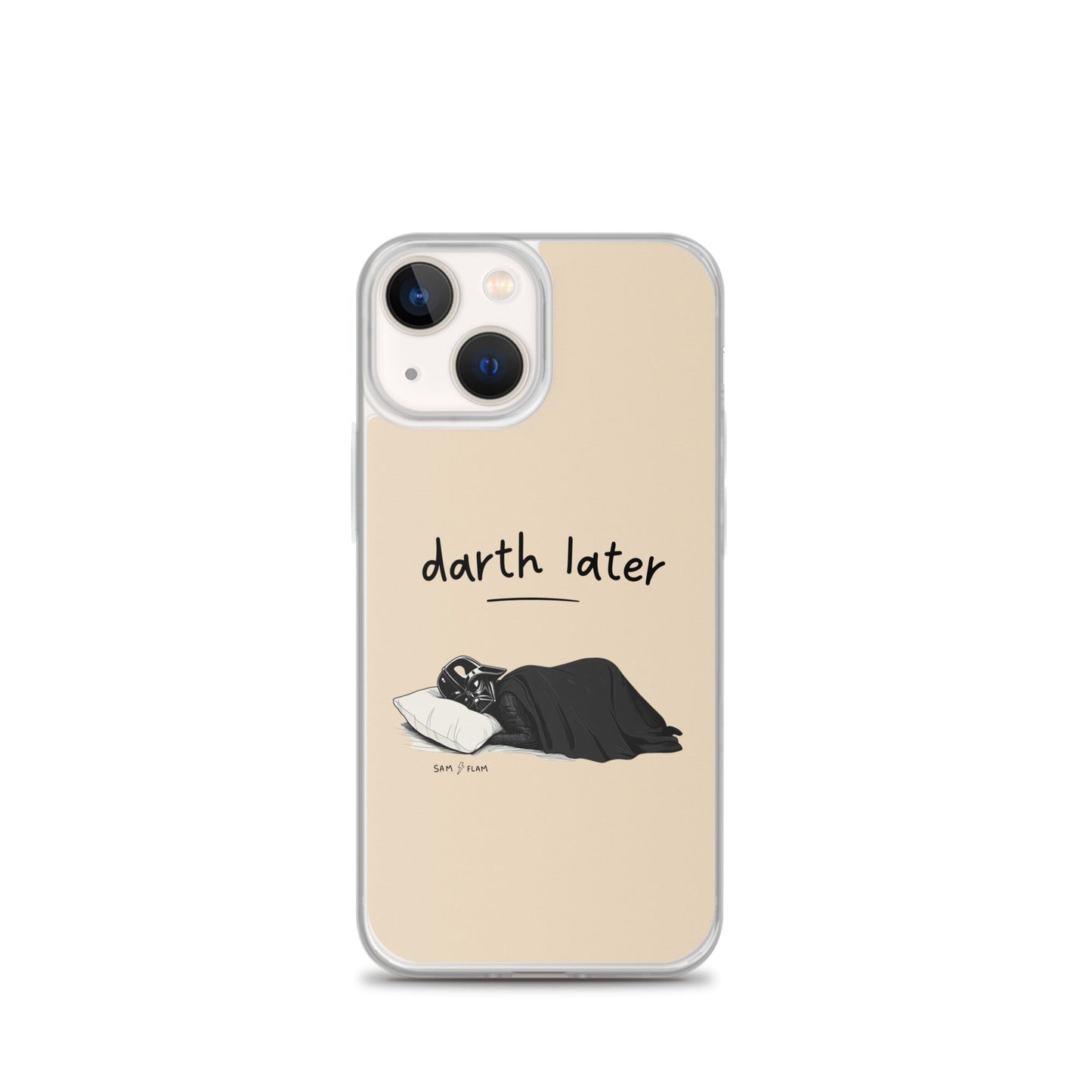 Clear Case for iPhone® "Darth later" - Sam Flam
