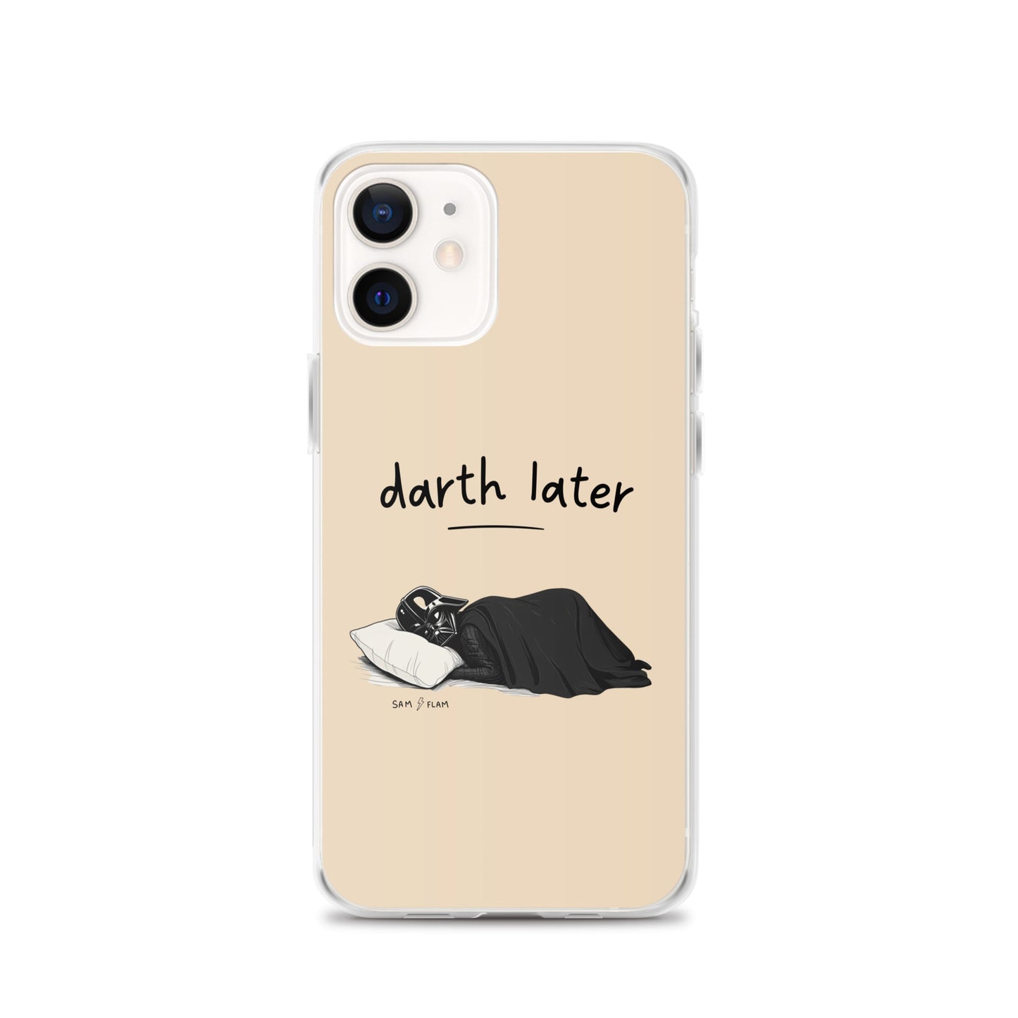 Clear Case for iPhone® "Darth later" - Sam Flam