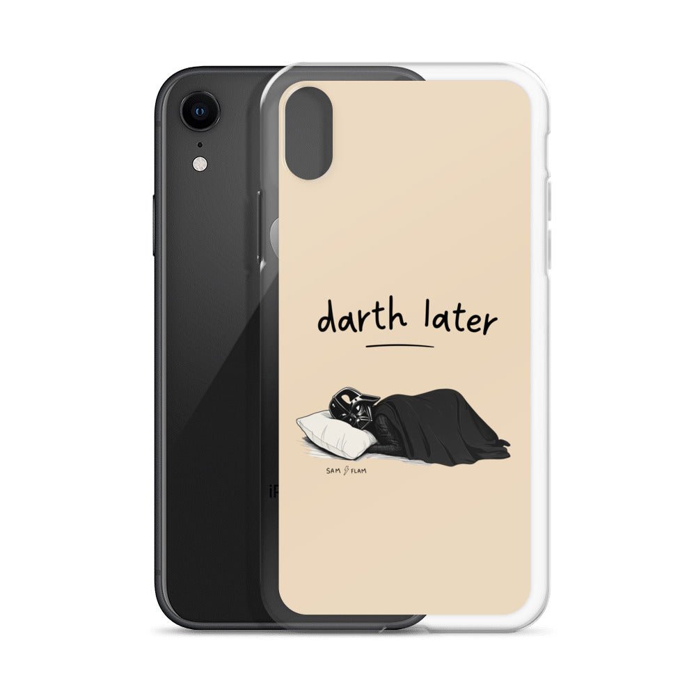 Clear Case for iPhone® "Darth later" - Sam Flam