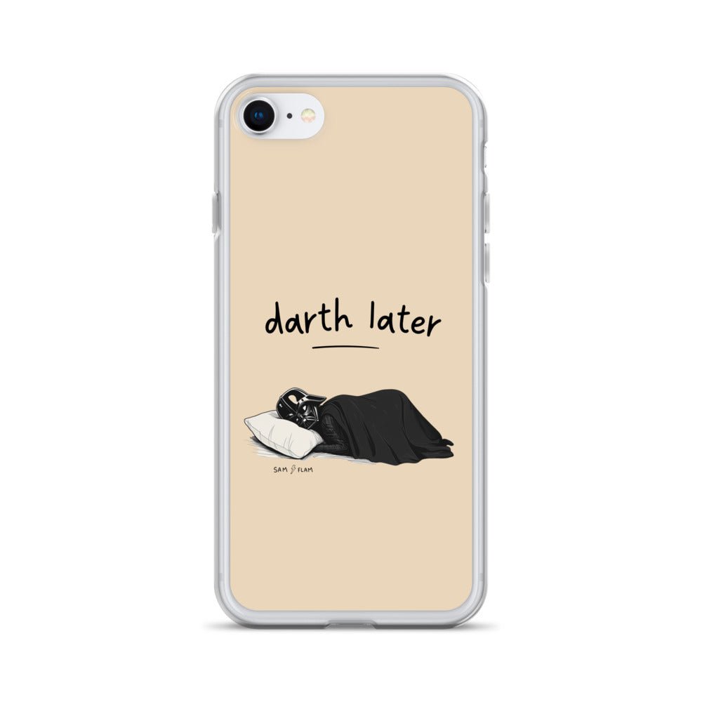 Clear Case for iPhone® "Darth later" - Sam Flam