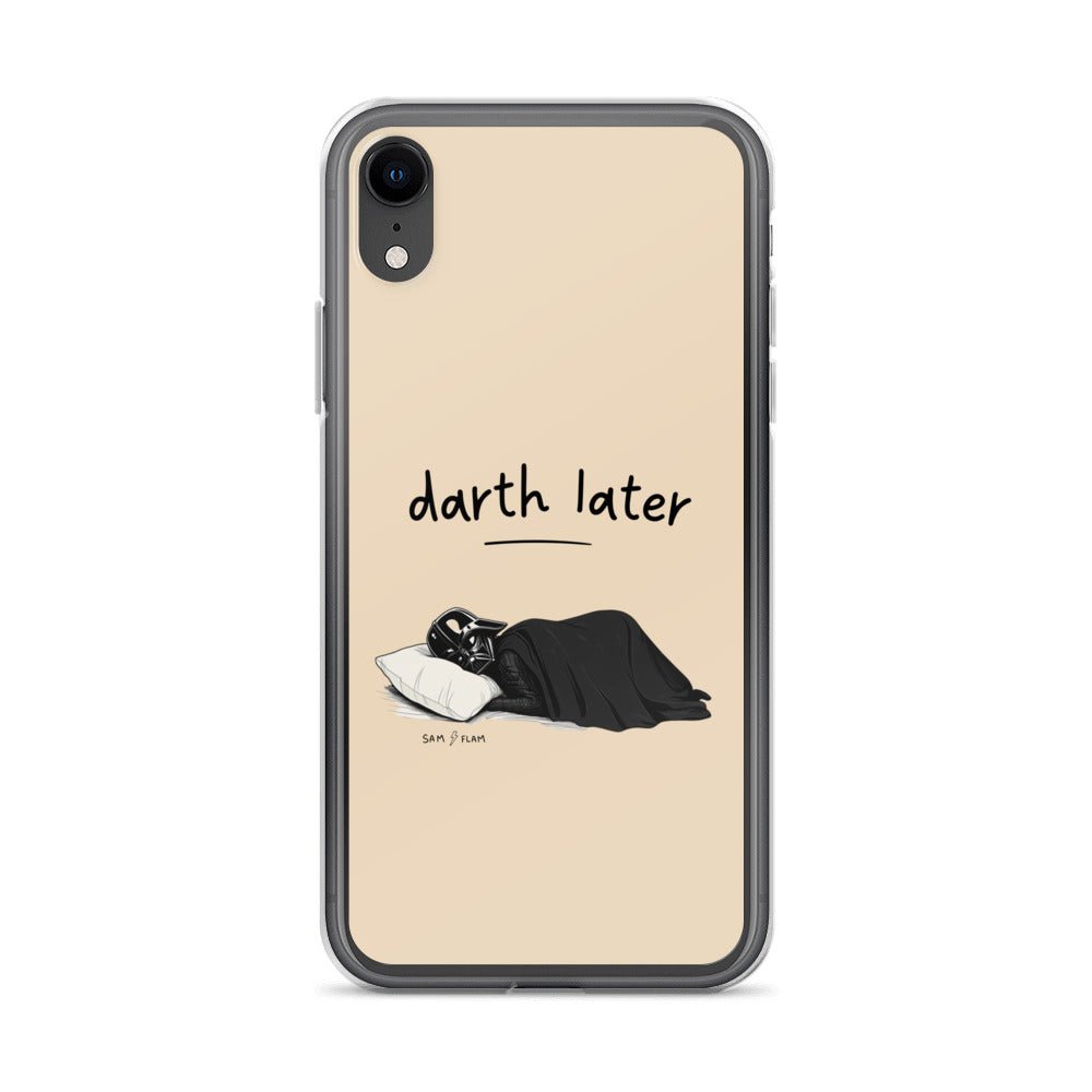 Clear Case for iPhone® "Darth later" - Sam Flam