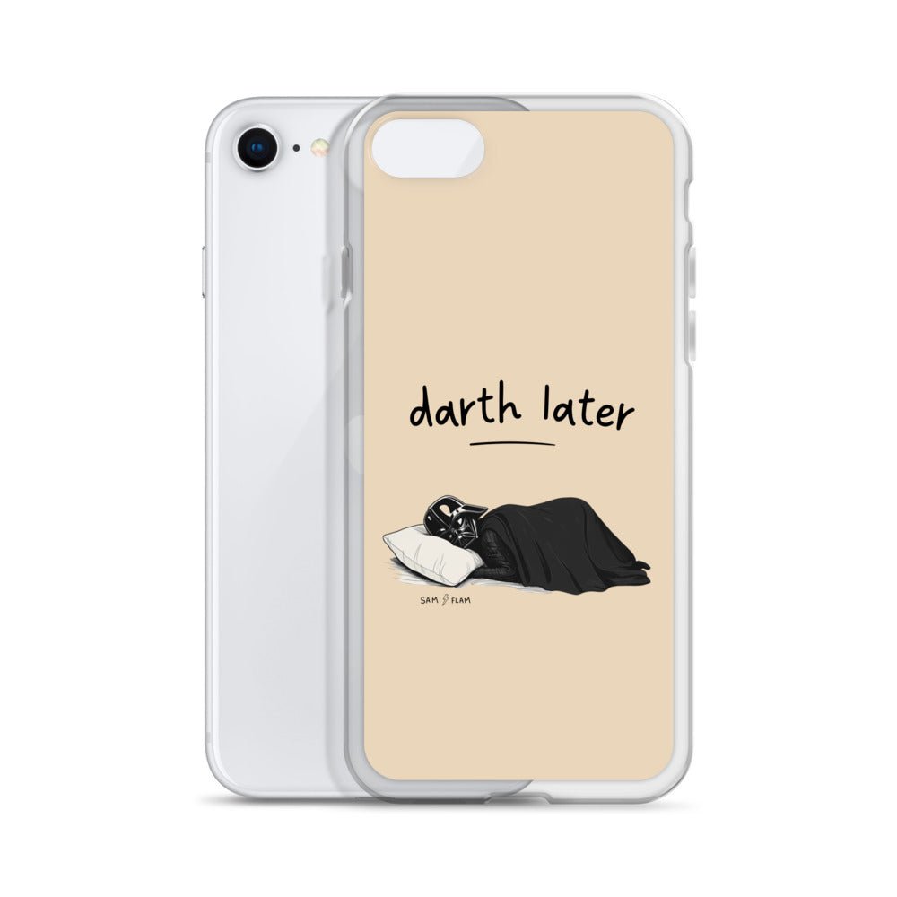 Clear Case for iPhone® "Darth later" - Sam Flam
