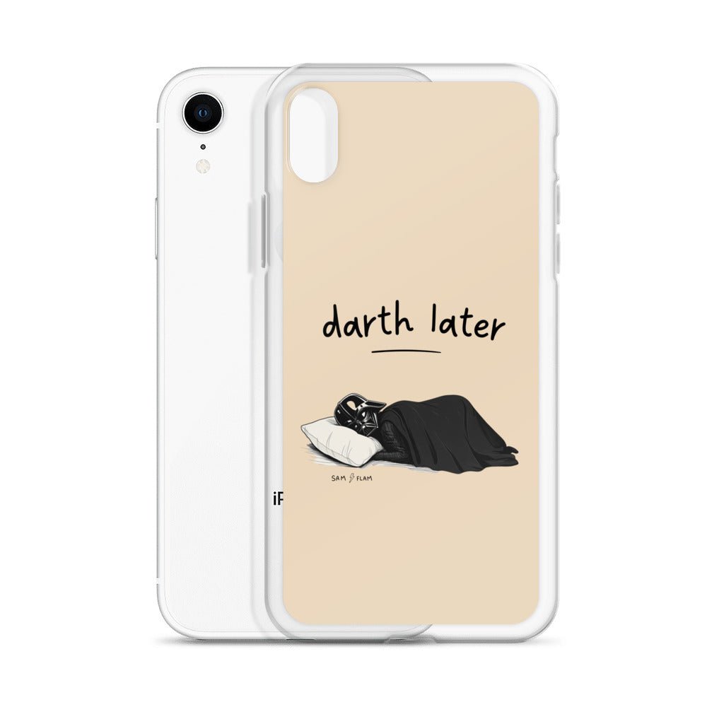 Clear Case for iPhone® "Darth later" - Sam Flam