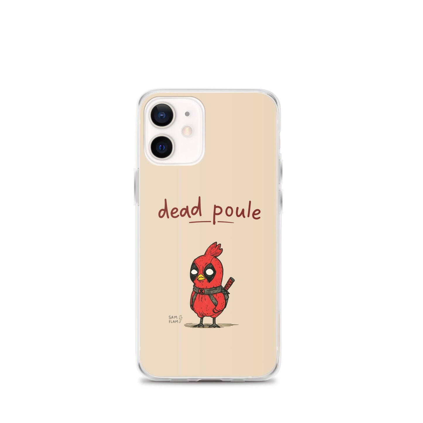 Clear Case for iPhone® "Dead poule" - Sam Flam