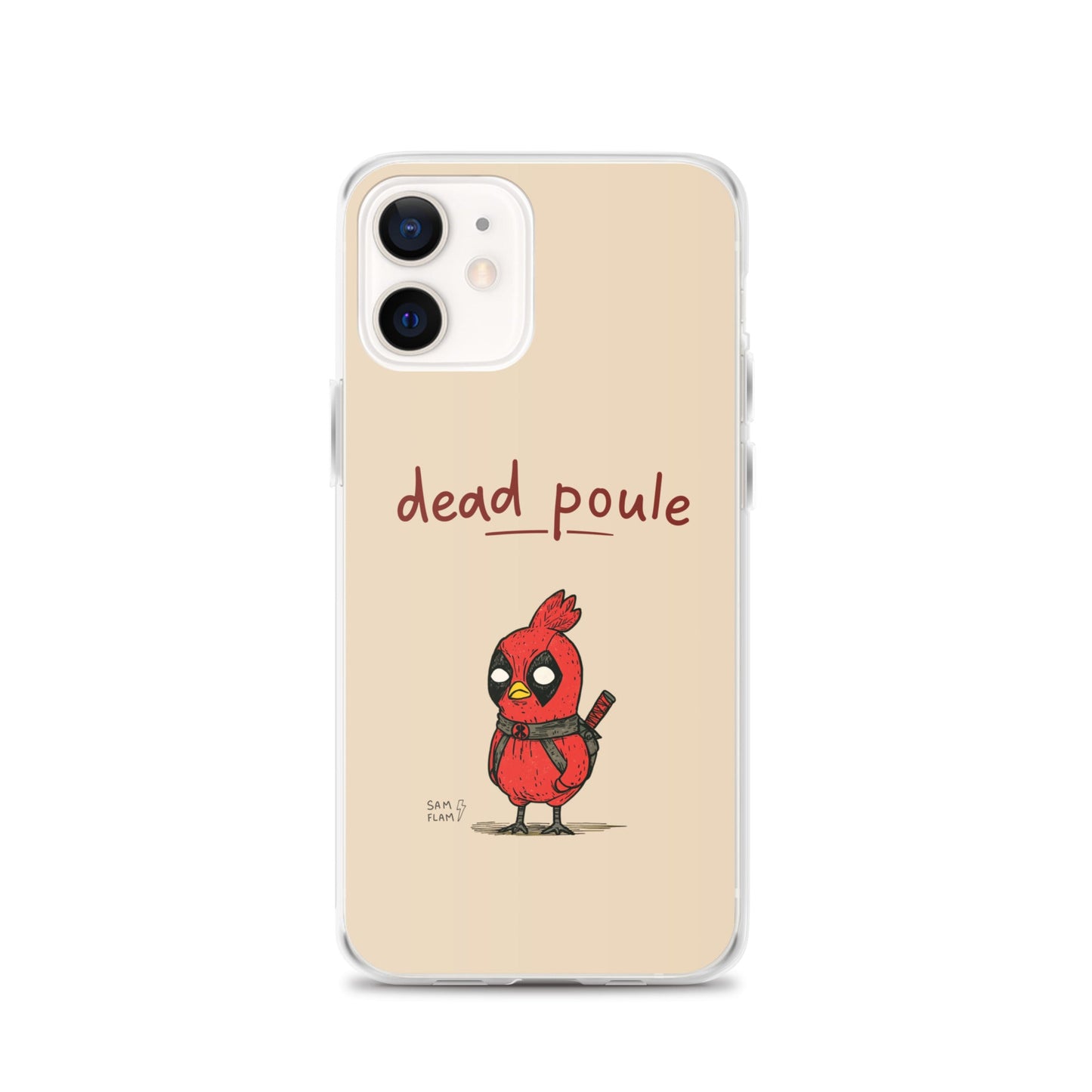 Clear Case for iPhone® "Dead poule" - Sam Flam