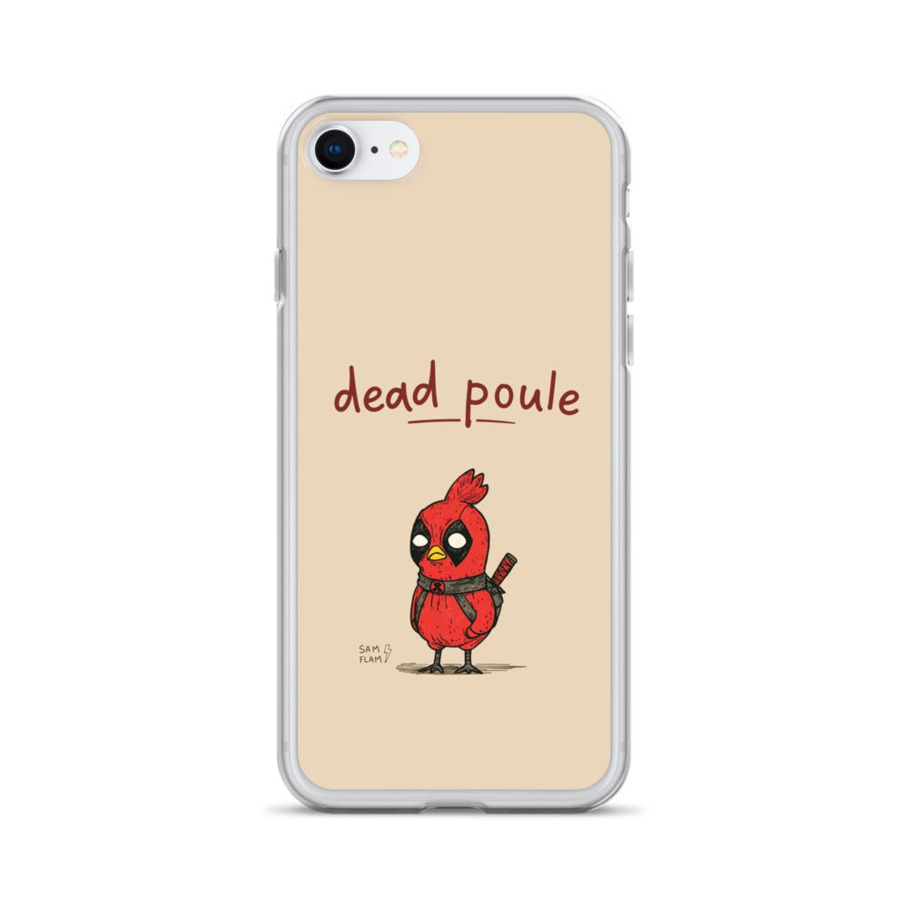 Clear Case for iPhone® "Dead poule" - Sam Flam