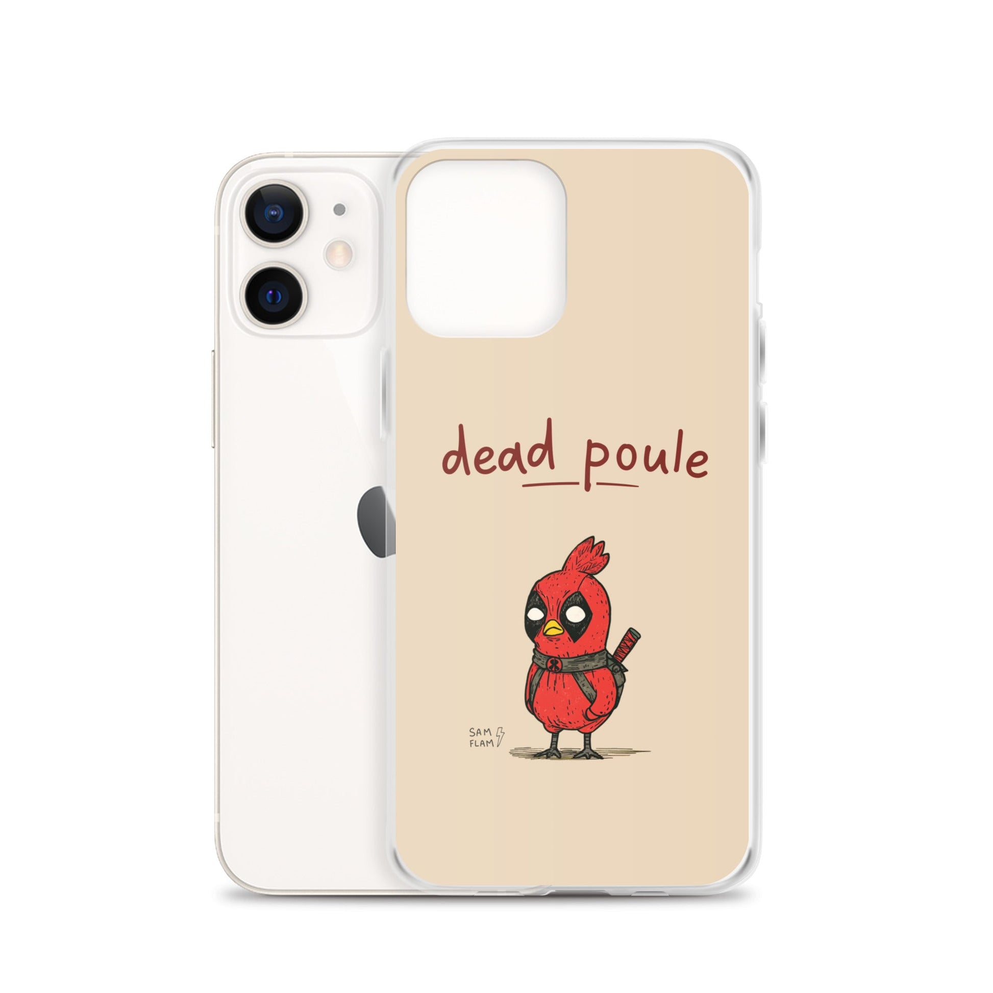 Clear Case for iPhone® "Dead poule" - Sam Flam
