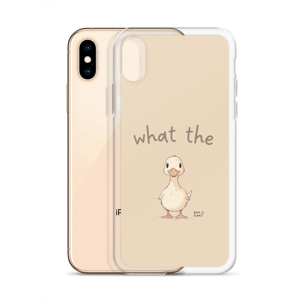 Clear Case for iPhone® "Duck" - Sam Flam