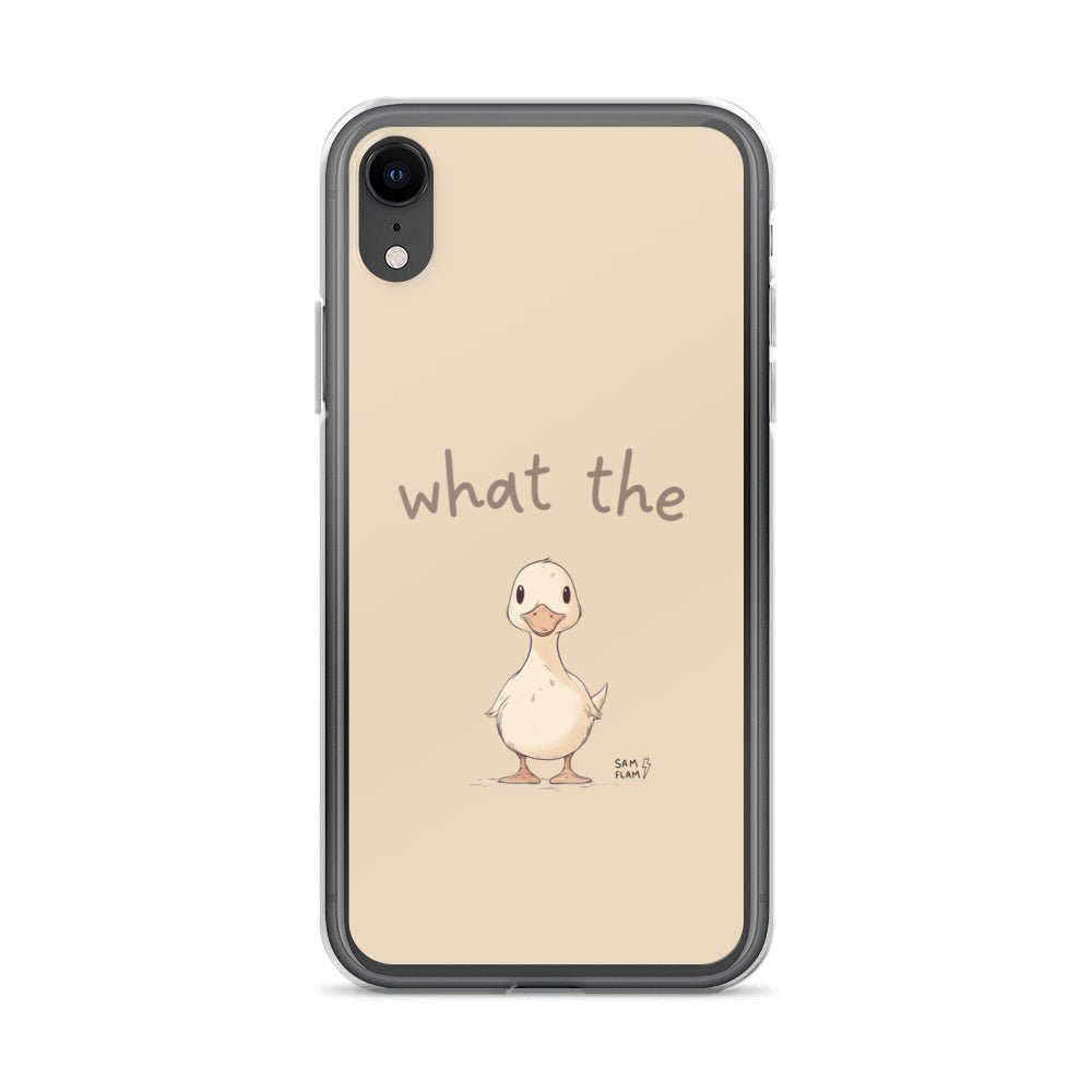 Clear Case for iPhone® "Duck" - Sam Flam