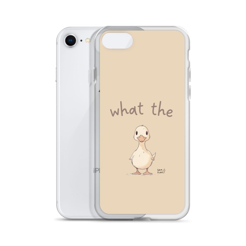 Clear Case for iPhone® "Duck" - Sam Flam